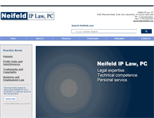 Tablet Screenshot of neifeld.com
